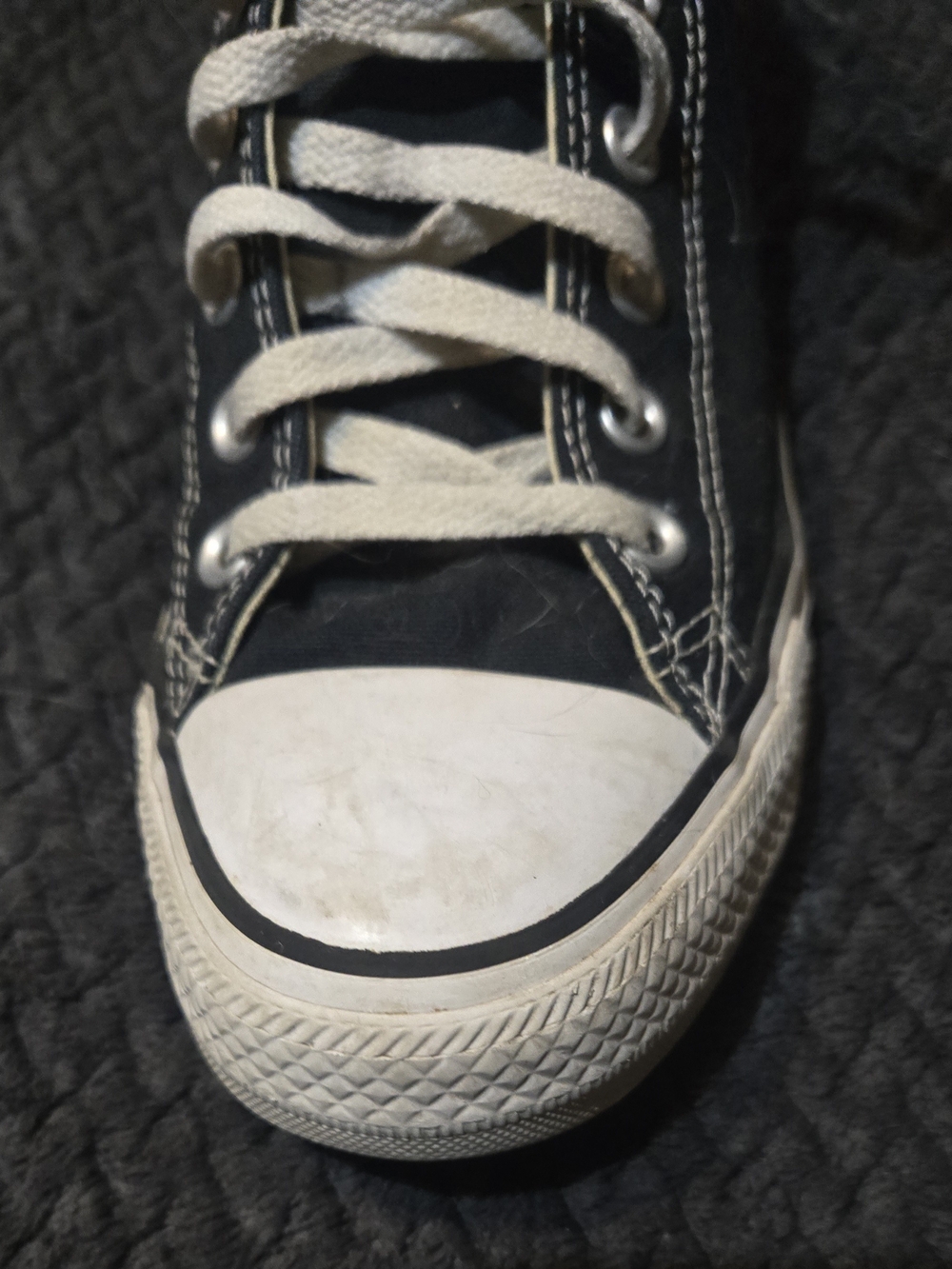 Converse Chuck Taylor All Star High Top Sneakers - Black & White - Picture 6 of 10